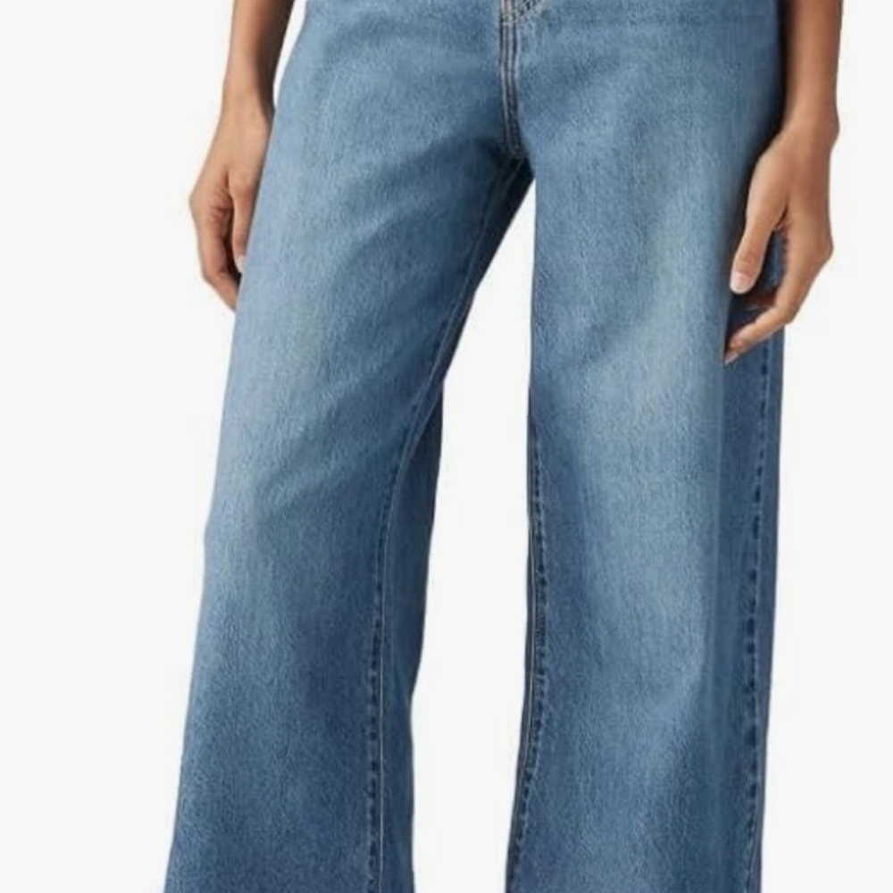 Levi's Light Blue Wide Leg Jeans